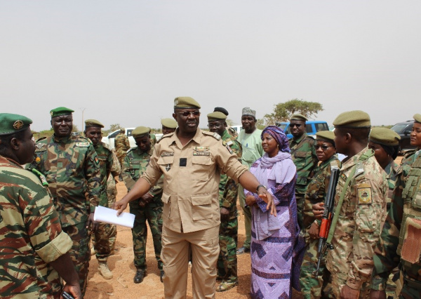 Colonel MAIZAMA Abdoulaye visite le site de la fête nationale de l’arbre, édition 2024.
