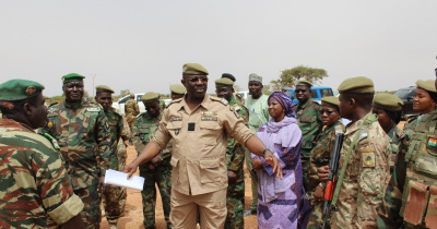 Colonel MAIZAMA Abdoulaye visite le site de la fête nationale de l’arbre, édition 2024.